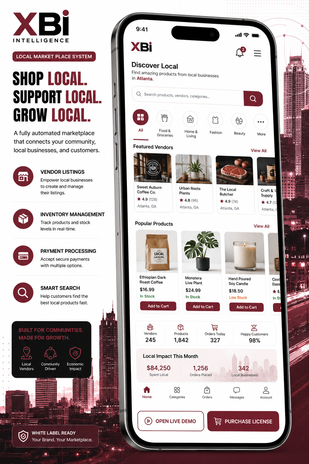 Local Shop Market Place System
